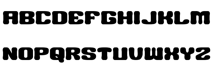 BIG BURGER__G Font LOWERCASE