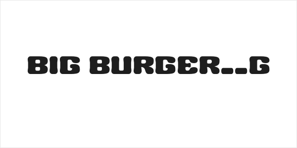 BIG BURGER__G Logo