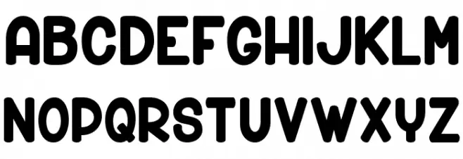 BIG CAR Short Gun Schriftart Groß