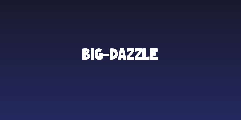 BIG-DAZZLE Social Header