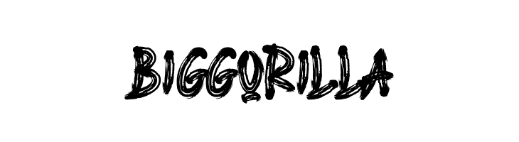 BIG GORILLA  font caratteri gratis