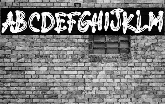 BIG GORILLA Font examples