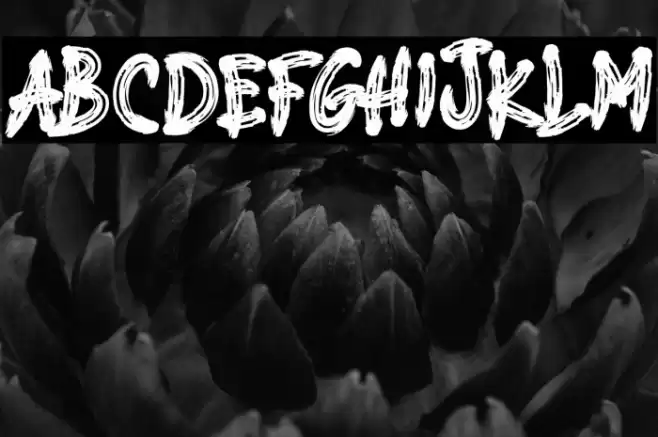 BIG GORILLA Font examples