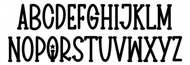 BIG HOUSE Font LOWERCASE