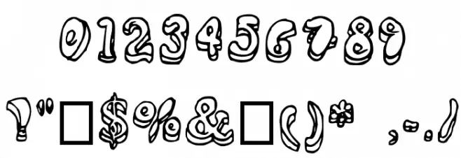 BIG Medium Font OTHER CHARS