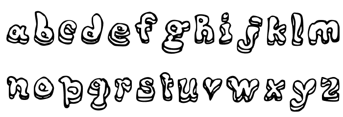 BIG Medium Font LOWERCASE
