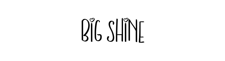 BIG SHINE  免费字体下载