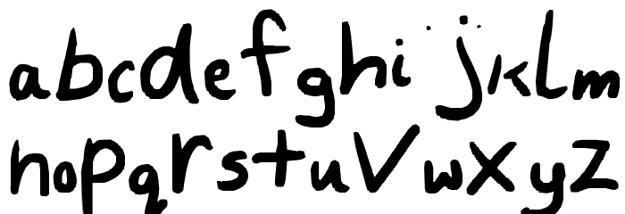 BIG and small Font LOWERCASE