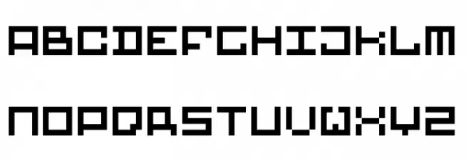 BIGBLOCKS Regular Schriftart Groß