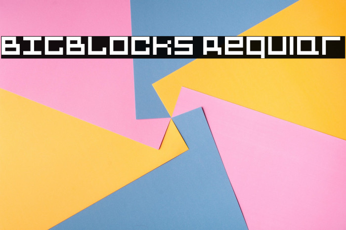 BIGBLOCKS Regular Example 1