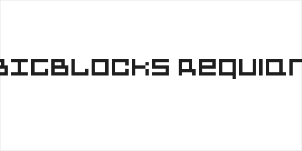 BIGBLOCKS Regular Logo