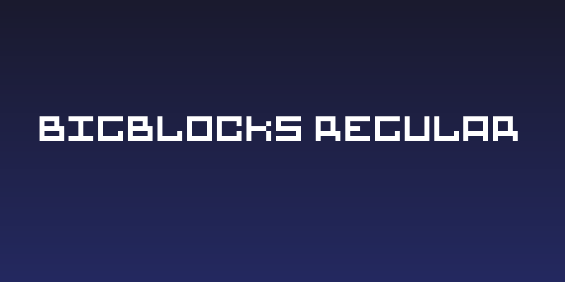 BIGBLOCKS Regular Social Header