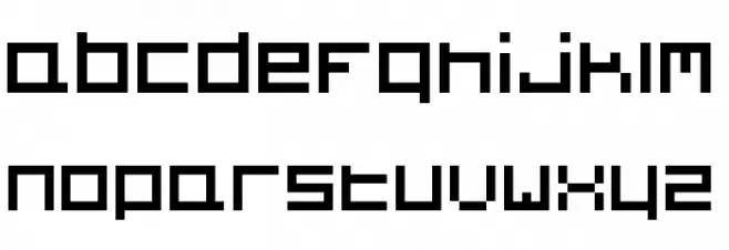 BIGBLOCKS Regular Font Litere mici