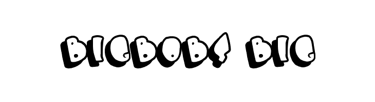 BIGBOBS  BIG  font caratteri gratis