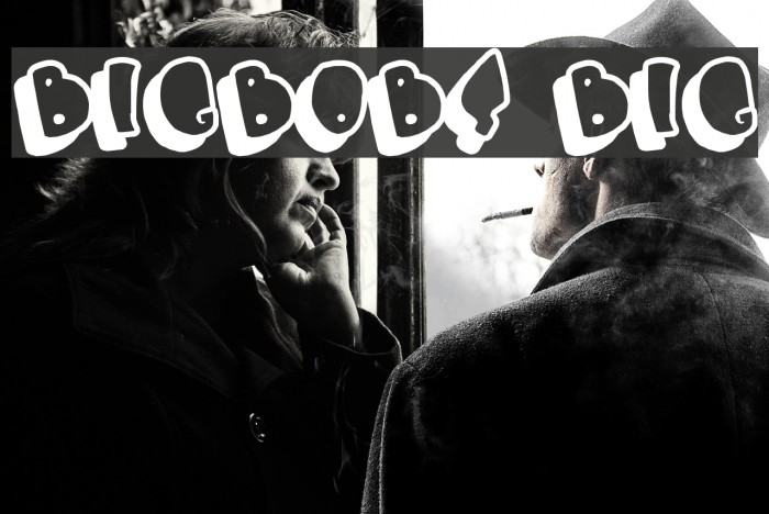 BIGBOBS BIG Font examples