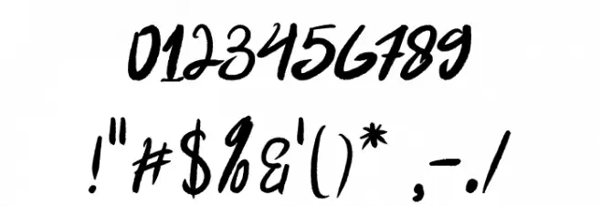 BIGBOSS Font OTHER CHARS