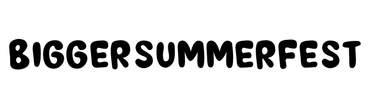 BIGGER SUMMER FEST  Frei Schriftart Herunterladen