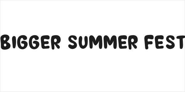 BIGGER SUMMER FEST Logo