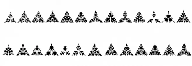 BIGILIW.Patterns Polices MAJUSCULES