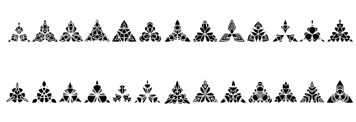 BIGILIW.Patterns Font LOWERCASE