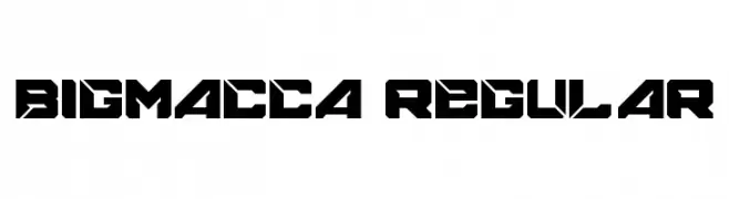 BIGMACCA Regular  تنزيل الخطوط