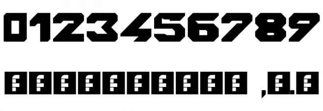 BIGMACCA Regular Font OTHER CHARS