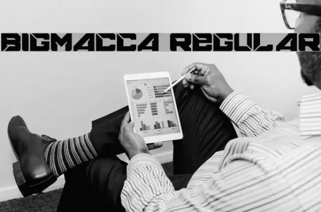 BIGMACCA Regular Font examples