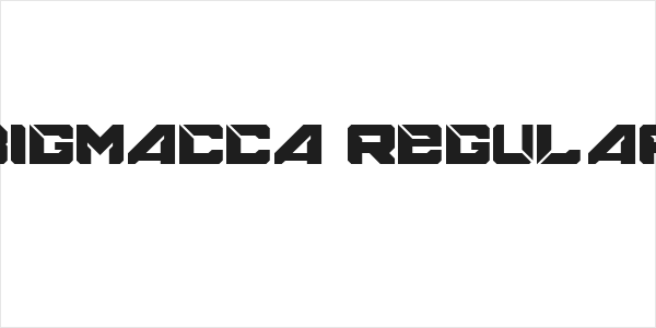 BIGMACCA Regular Logo