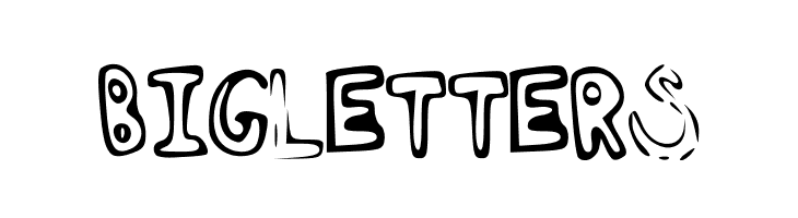 BIG_LETTERS  免费字体下载