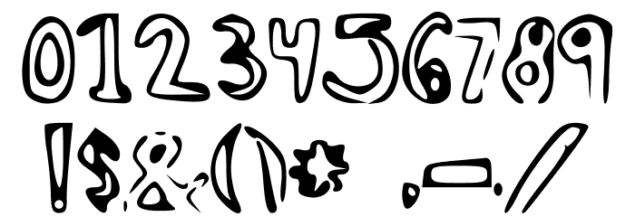 BIG_LETTERS Font OTHER CHARS