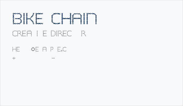 BIKE CHAIN Business Card