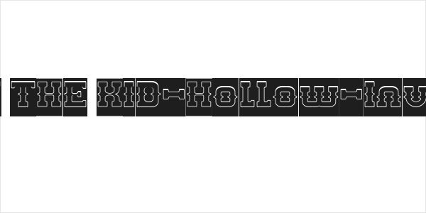 BILLY THE KID-Hollow-Inverse Logo