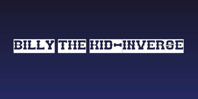 BILLY THE KID-Inverse Social Header