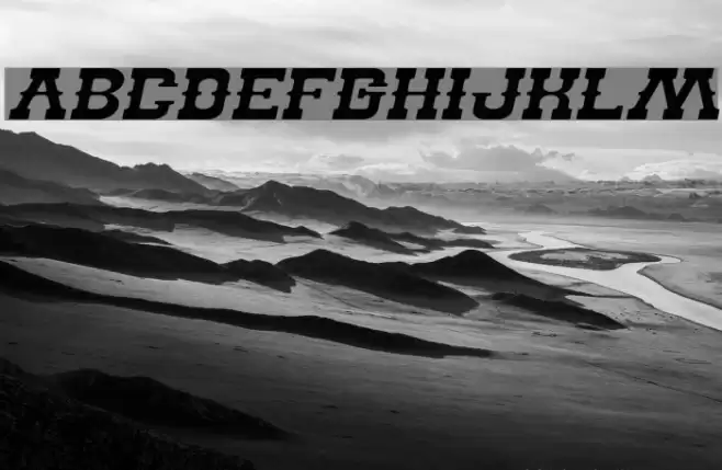 BILLY THE KID Italic Font examples