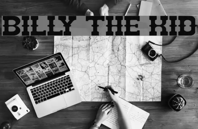 BILLY THE KID Font examples