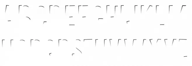 BIMBEY Inner خط أحرف كبيرة