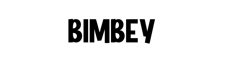 BIMBEY  नि: शुल्क फ़ॉन्ट्स डाउनलोड