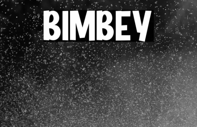 BIMBEY Font examples