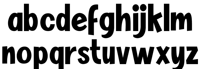 BIMBEY Font LOWERCASE