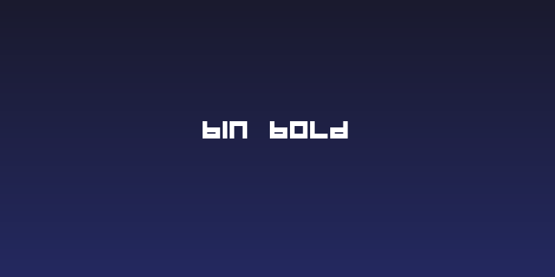 BIN Bold Social Header