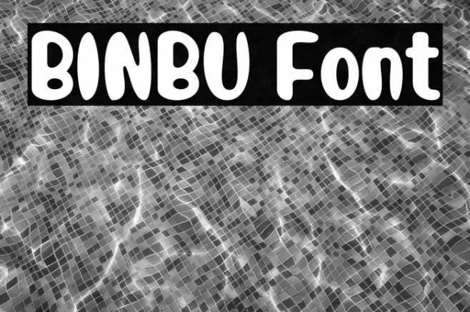 BINBU Font examples