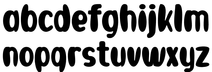 BINBU Font LOWERCASE