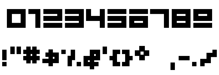 BINBold-Regular Font OTHER CHARS