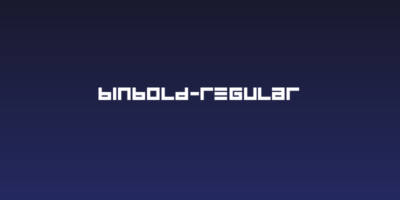 BINBold-Regular Social Header