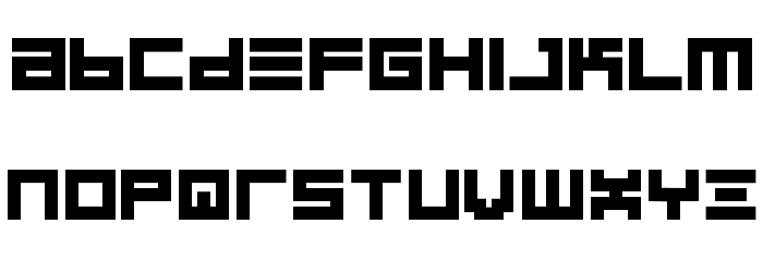 BINBold-Regular Font LOWERCASE