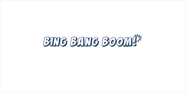 BING BANG BOOM! Logo