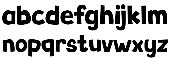 BINGO Font LOWERCASE