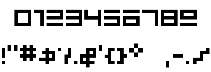 BINRegular-Regular Font OTHER CHARS
