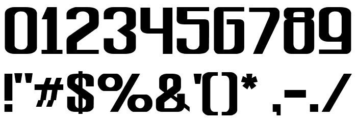 BIOSI Font OTHER CHARS