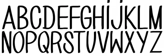 BIO_HAND_CRE Schriftart Groß